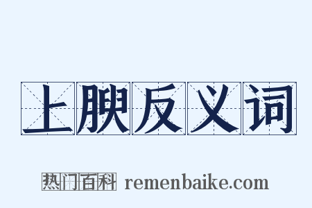 上腴反义词是什么意思的图片